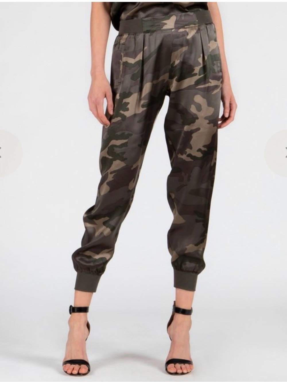 ATM Anthony Thomas Melillo Camo Silk Jogger Pants